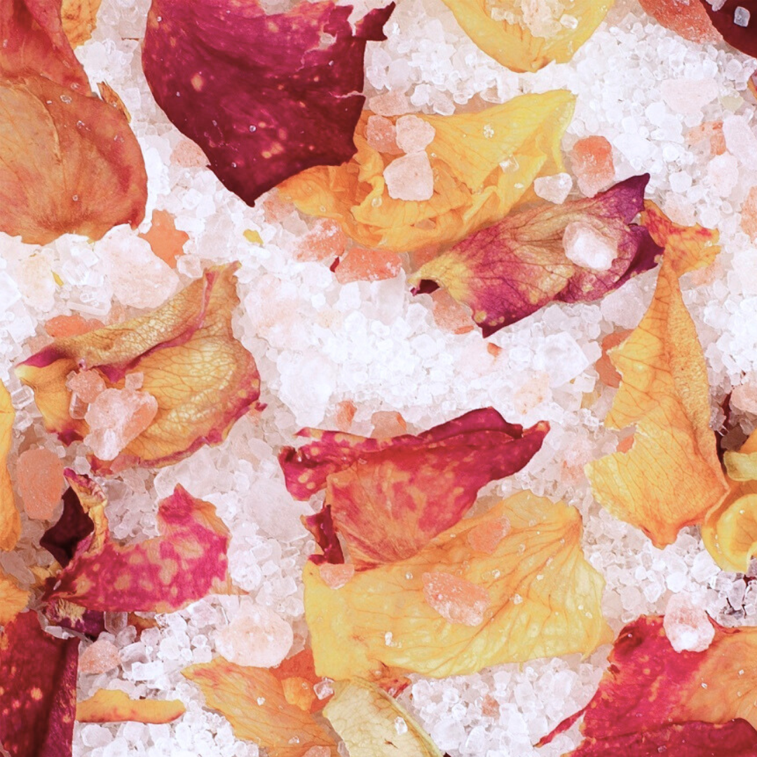 Bath Salts with Epsom, Sea and Himalayan Pink Salt