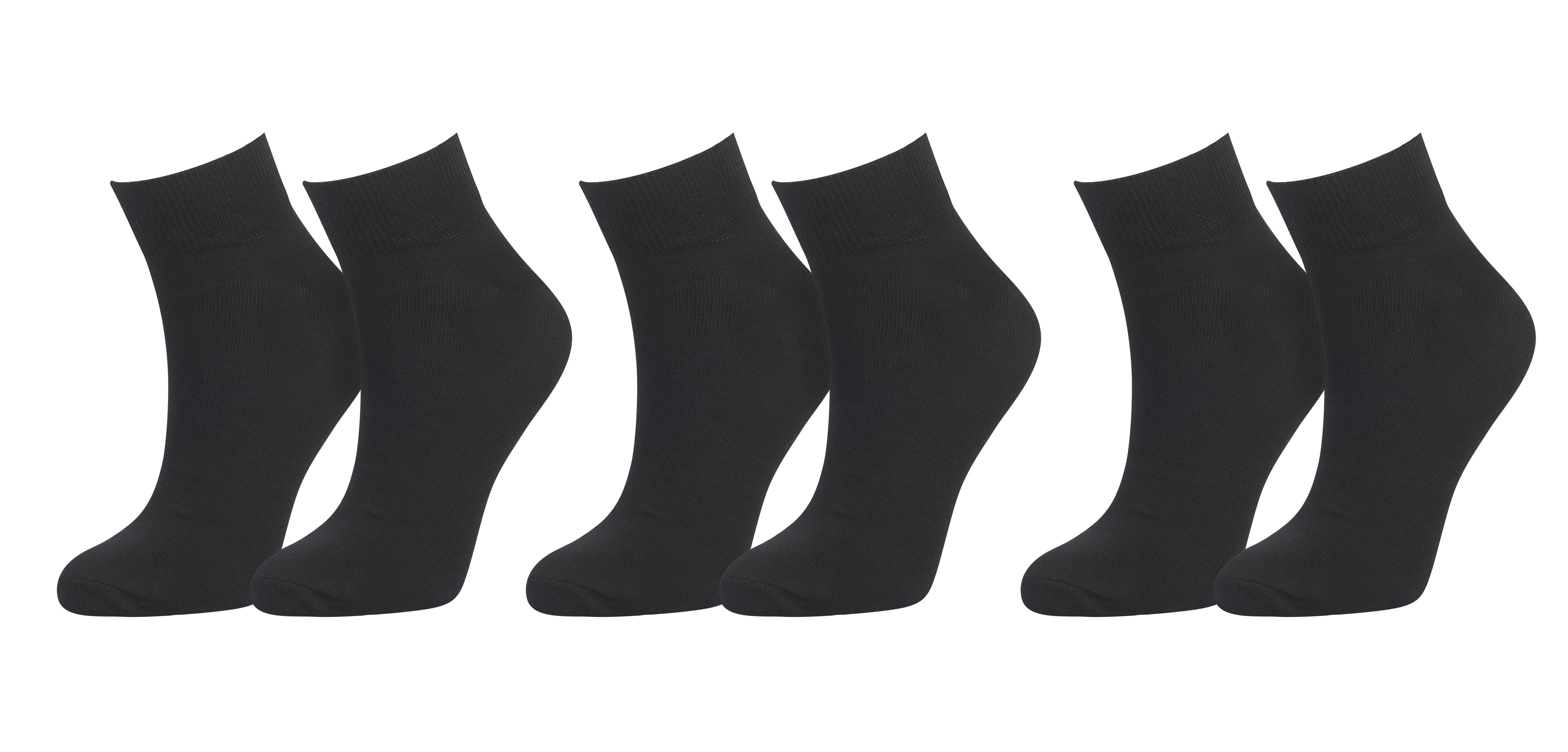 tittimitti® Women’s 98% Organic Cotton Ankle Socks 3-Pack – Breathable Everyday Ankle Socks