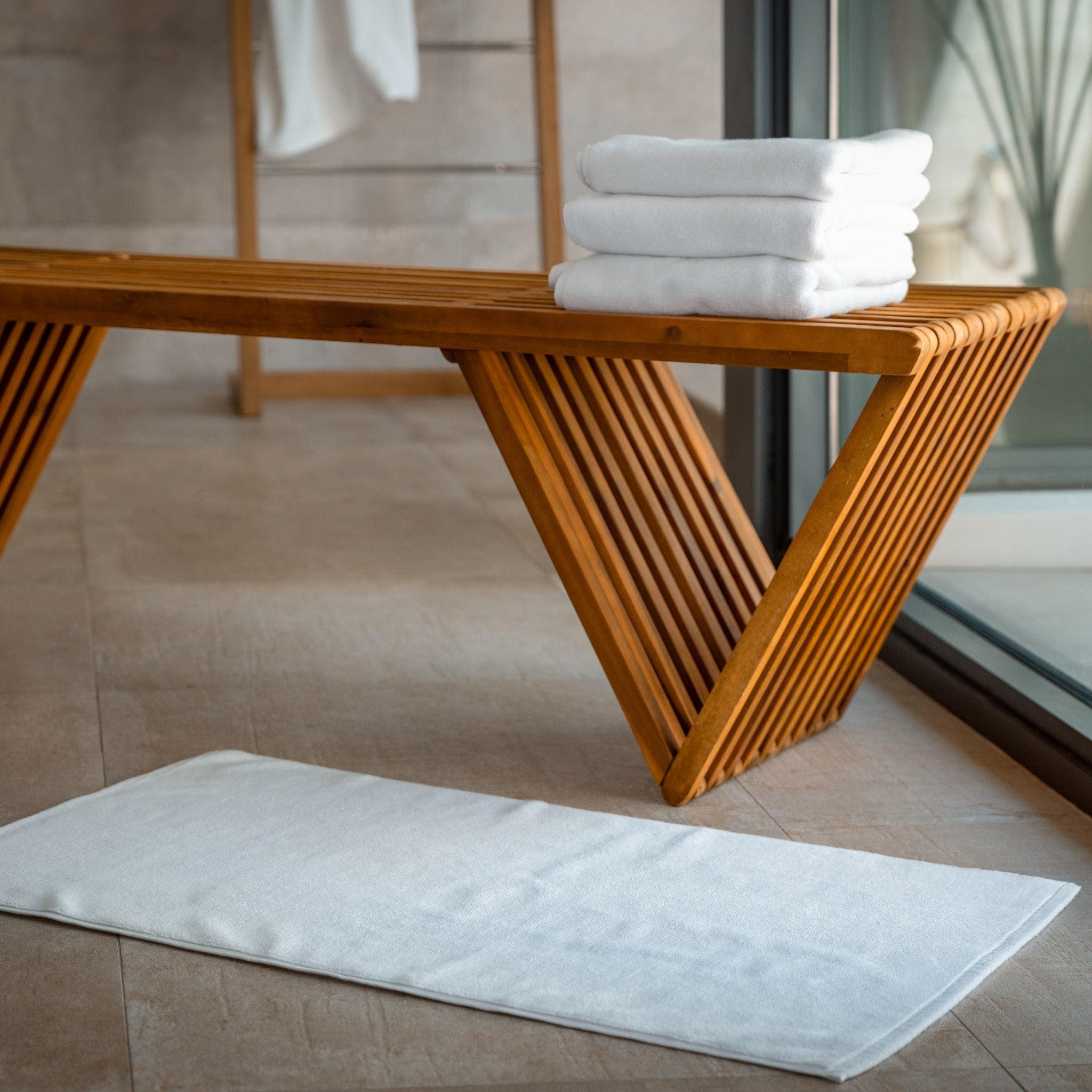 Luxury Organic Bath Mats (Four Pack)